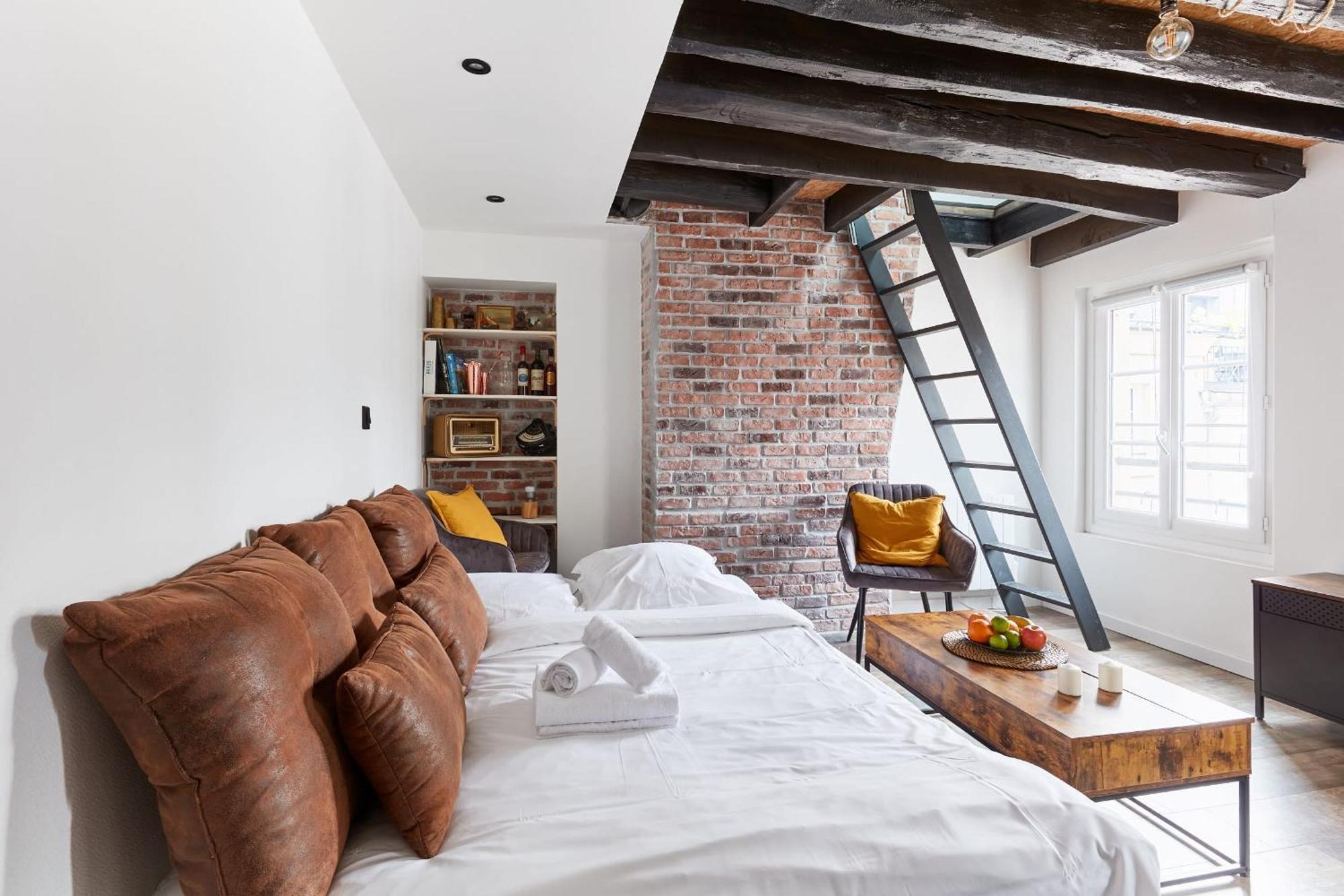 Central 1Br Room Space Paris Exterior foto
